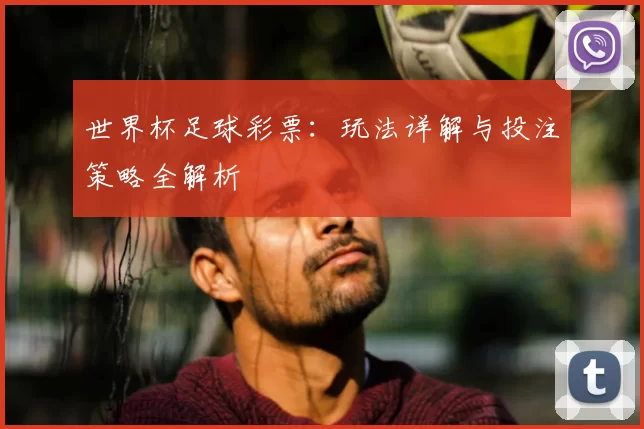 世界杯足球彩票：玩法详解与投注策略全解析