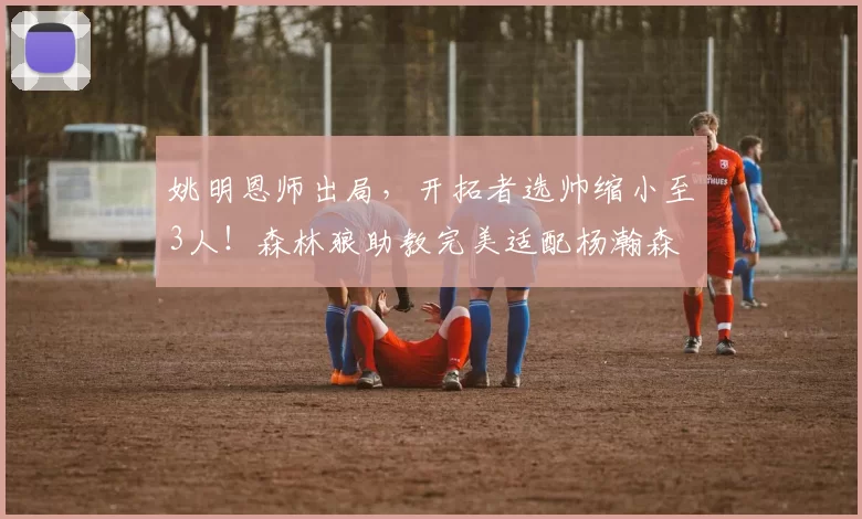 姚明恩师出局，开拓者选帅缩小至3人！森林狼助教完美适配杨瀚森